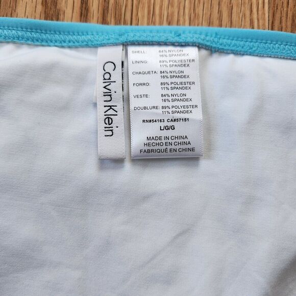 Calvin Klein Bikini Bottoms Women's Size Large Mix Match Baby Blue Swimwear - Picture 8 of 8